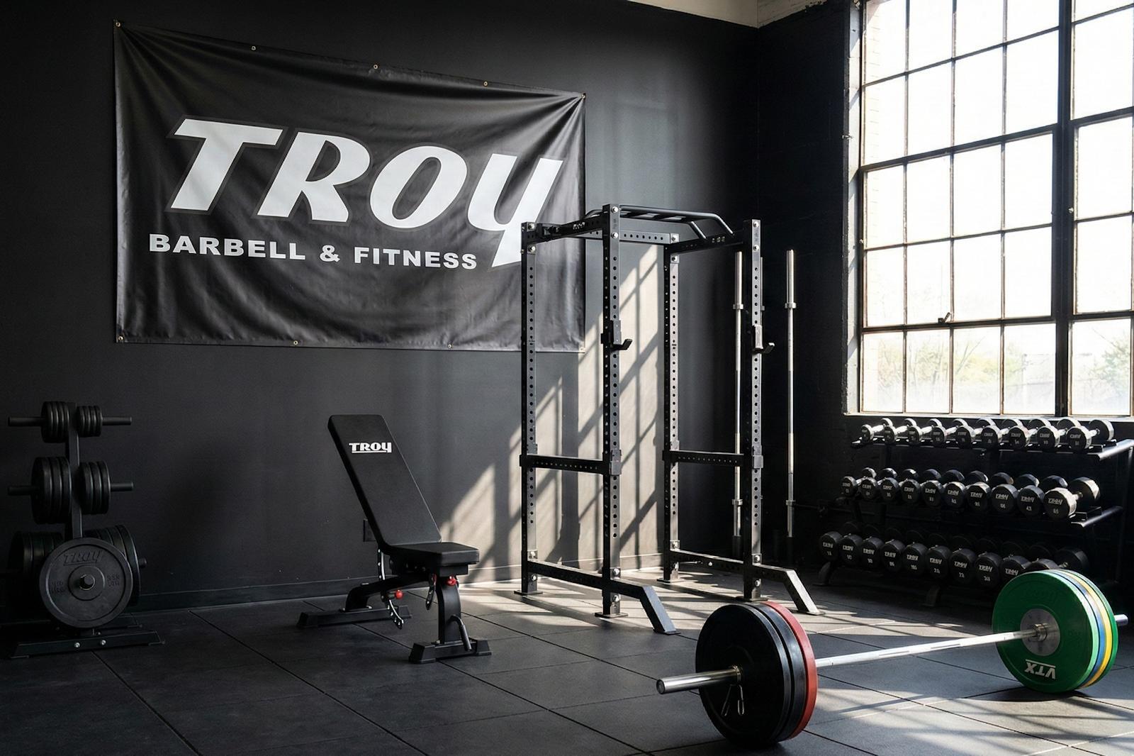 Troy Fitness Equipment in Commercial Gym