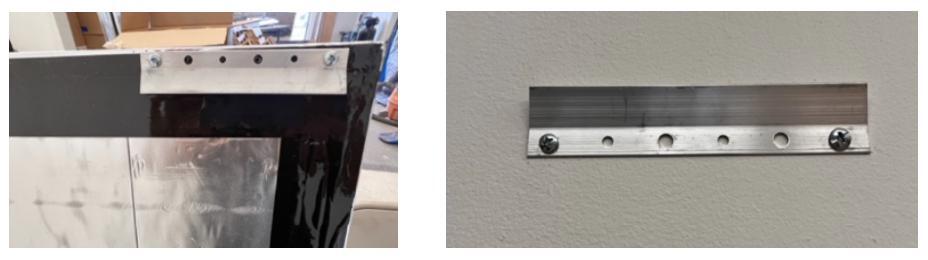 Glassless Mirror Wall Mounting Cleats