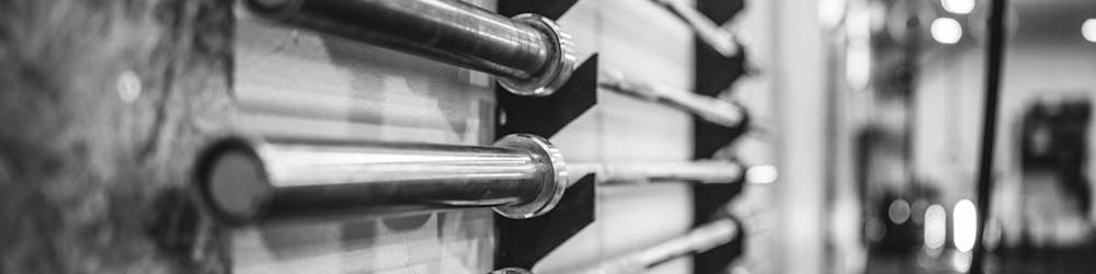 Weight Bars in Commercial Gym