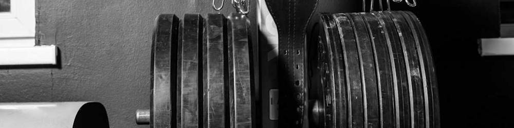 Weight Plate Storage Rack in Commercial Gym