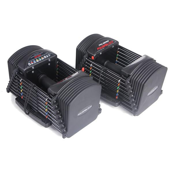 POWERBLOCK SP50 ① PowerBlock Elite EXP 5-50 lb. Adjustable Dumbbells, Stage 1