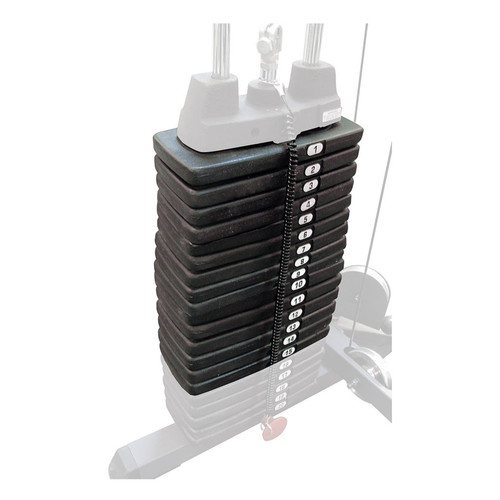Body-Solid (GPR400) Power Rack Optional Selectorized Weight Stack