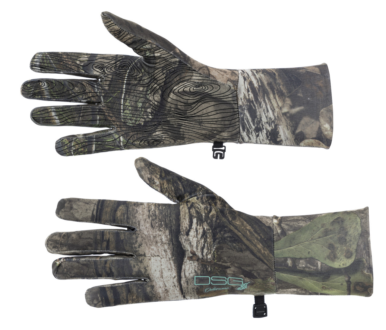 2 Pairs Insulated Winter Work Gloves Mossy Oak Camo Hunting Large ~ New