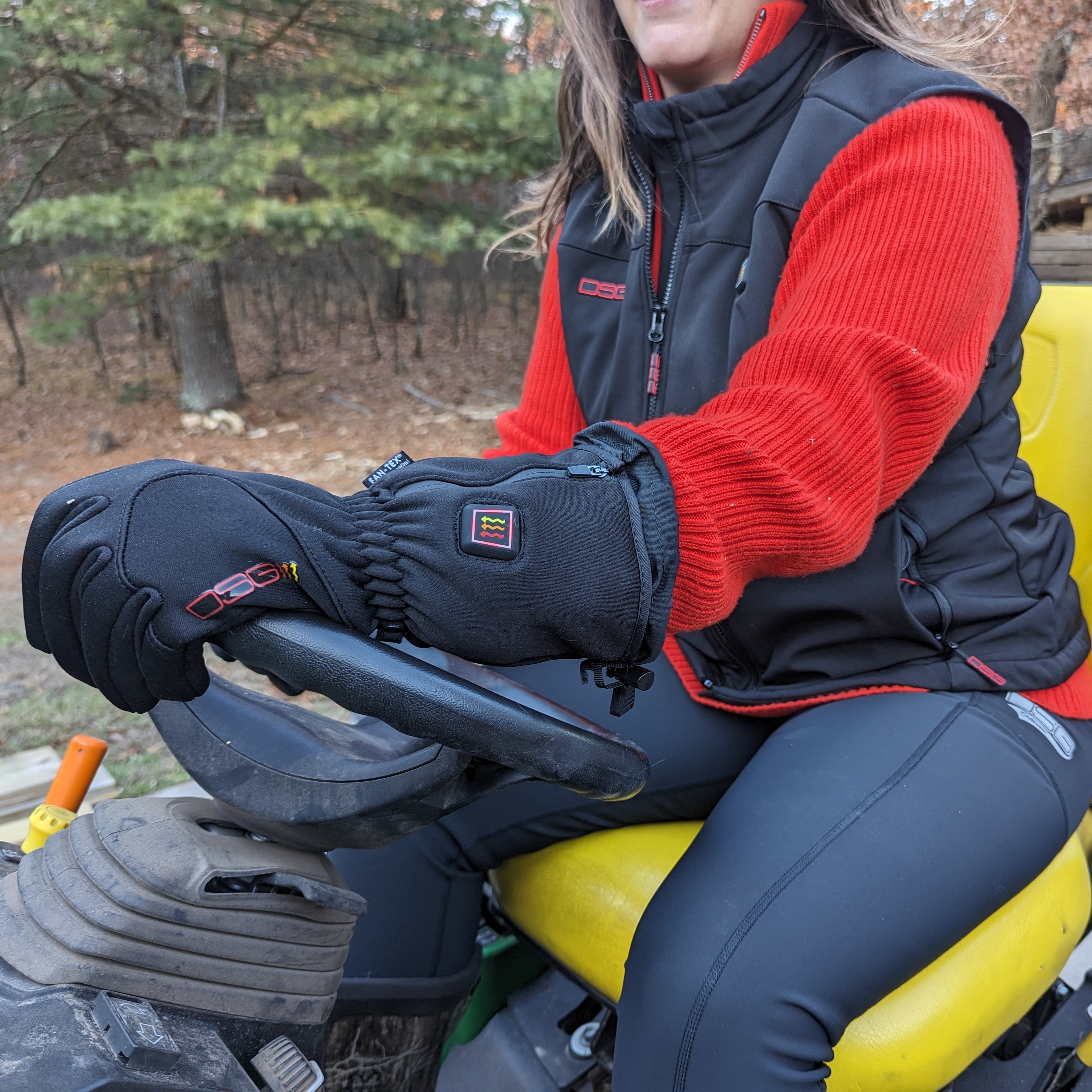 Heated Snowmobile Gloves - Battery Powered