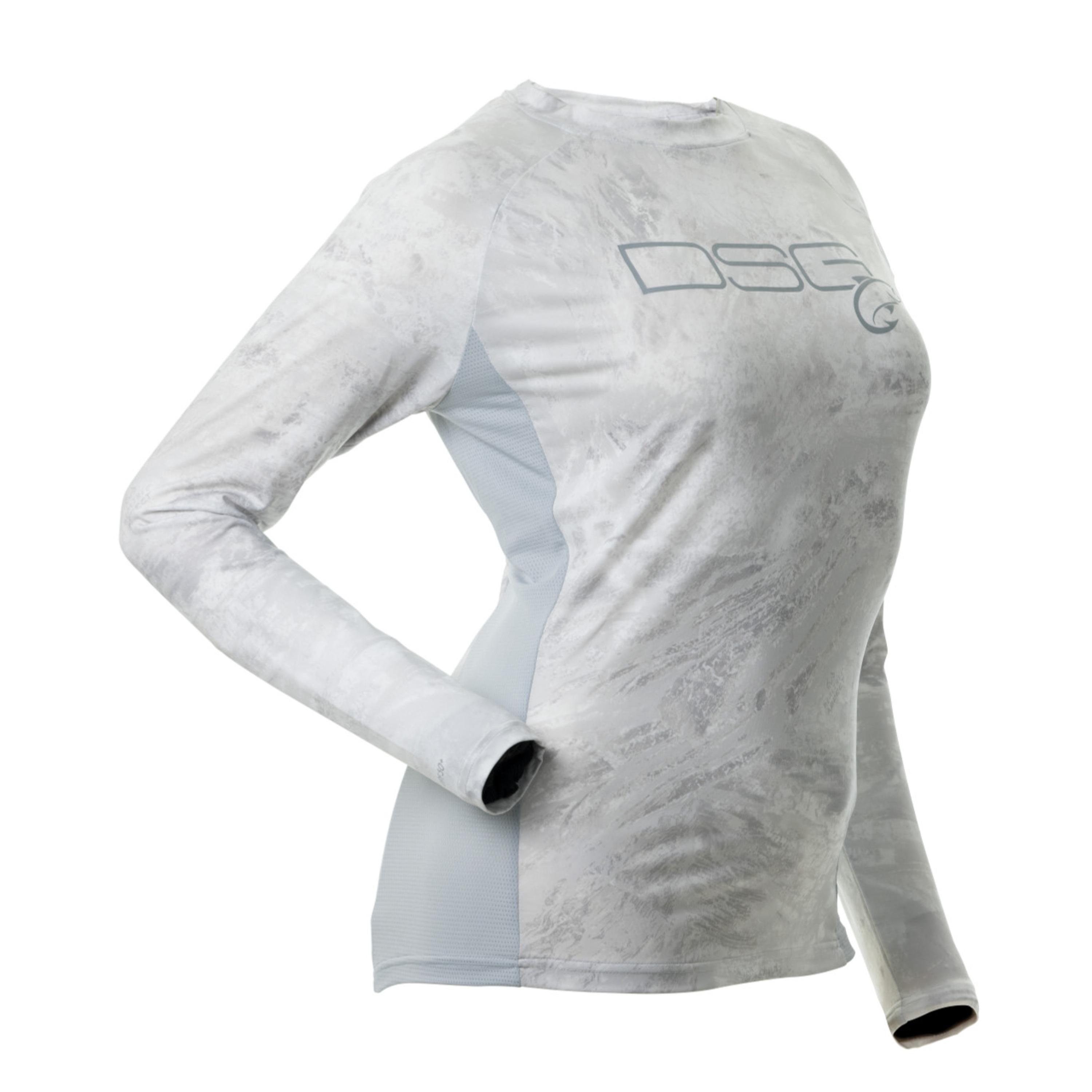 Ladies Long Sleeve Fishing T-Shirt UPF 40+ Women UV Moisture