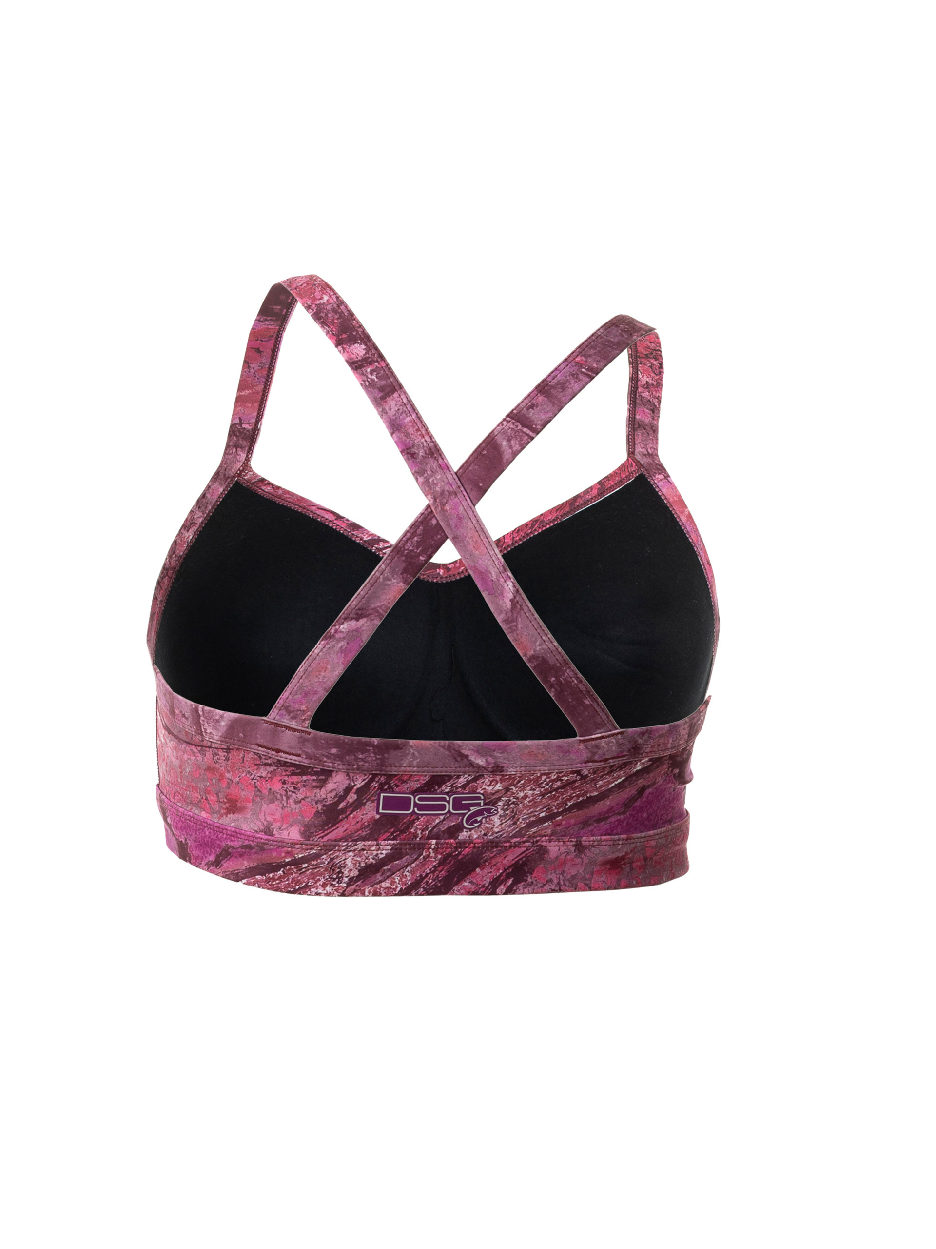 Black Bra with pink ribbon | Size 32C | Worn twice