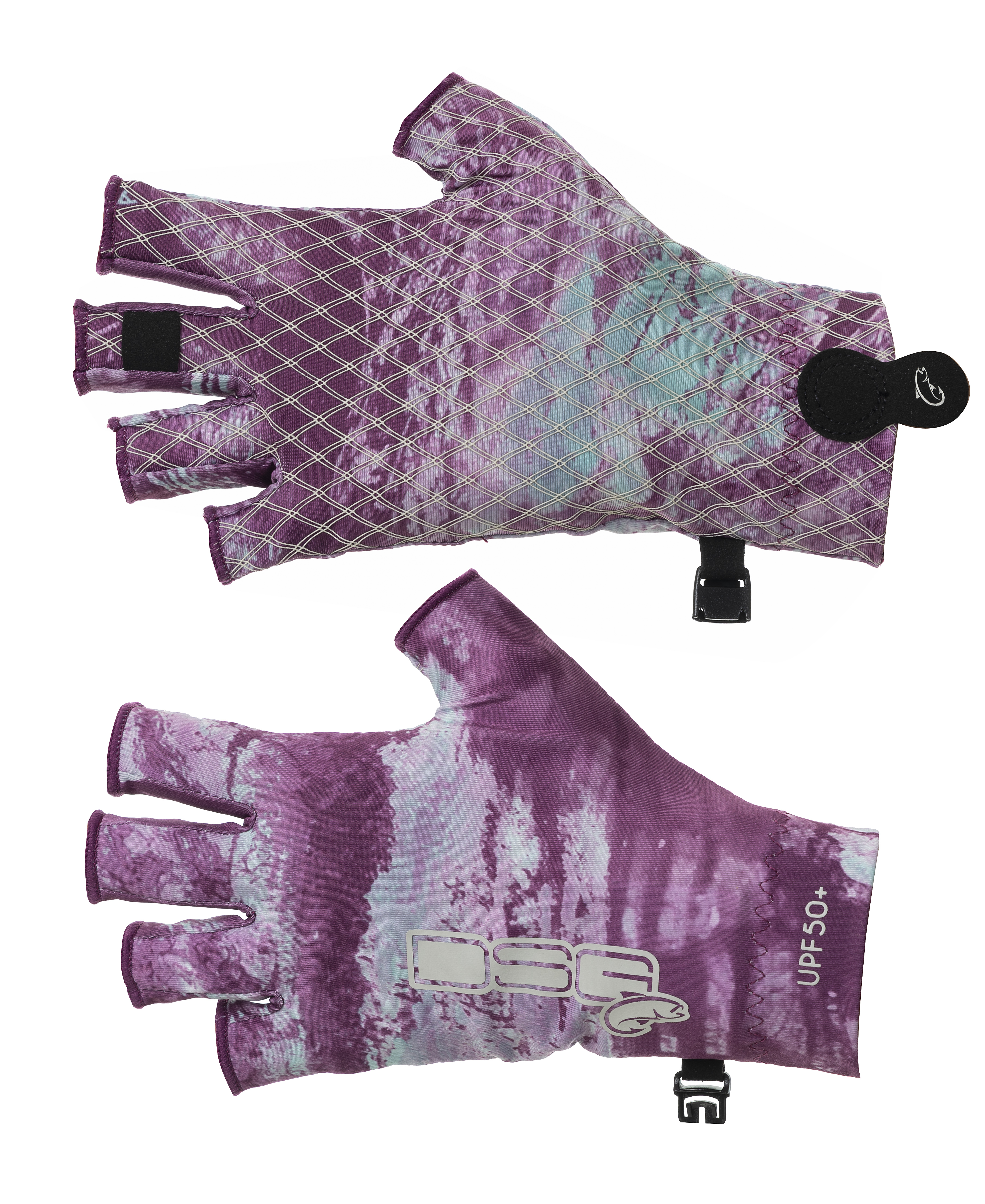 DSG Katrina Fishing Gloves - Realtree/Aqua