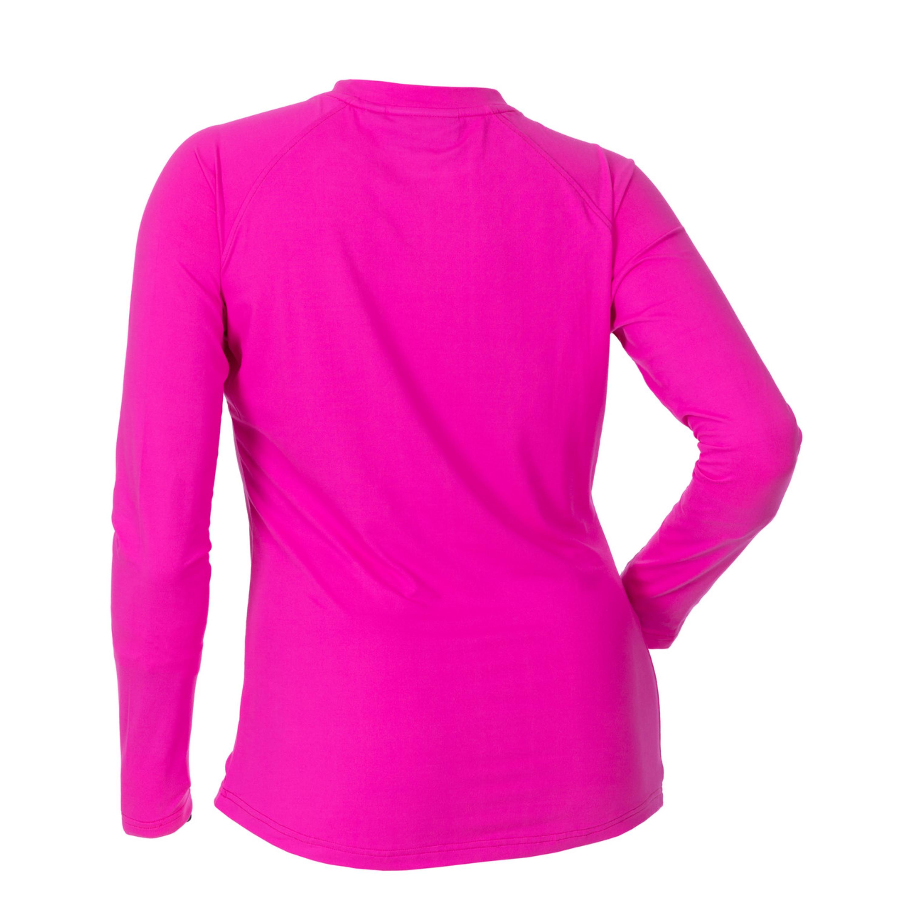 Women's UPF 50+ Microfiber Performance Fishing Shirt Long Sleeve Pink