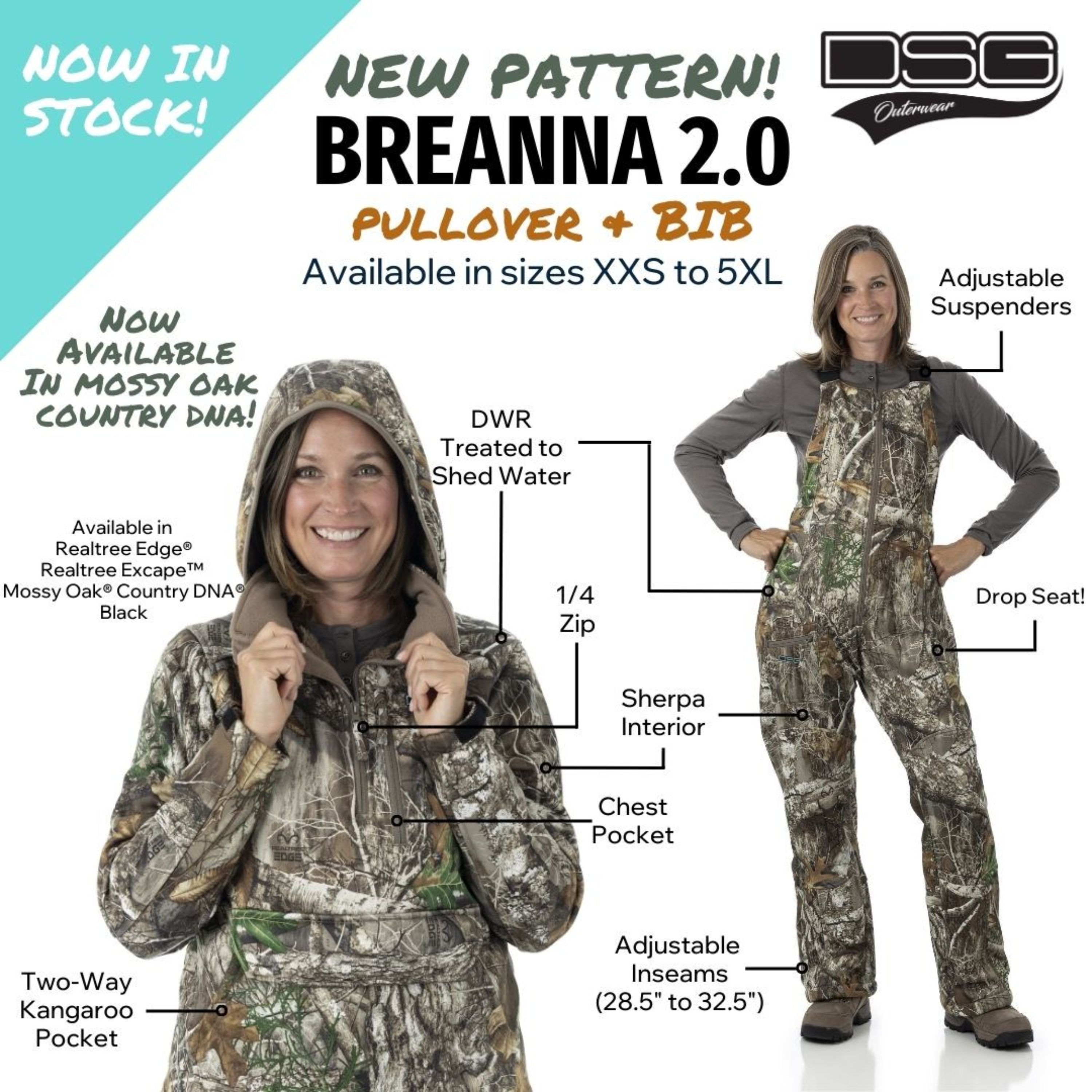 DSG Outerwear Women's Breanna 2.0 Fleece Hunting Pullovers : :  Clothing, Shoes & Accessories