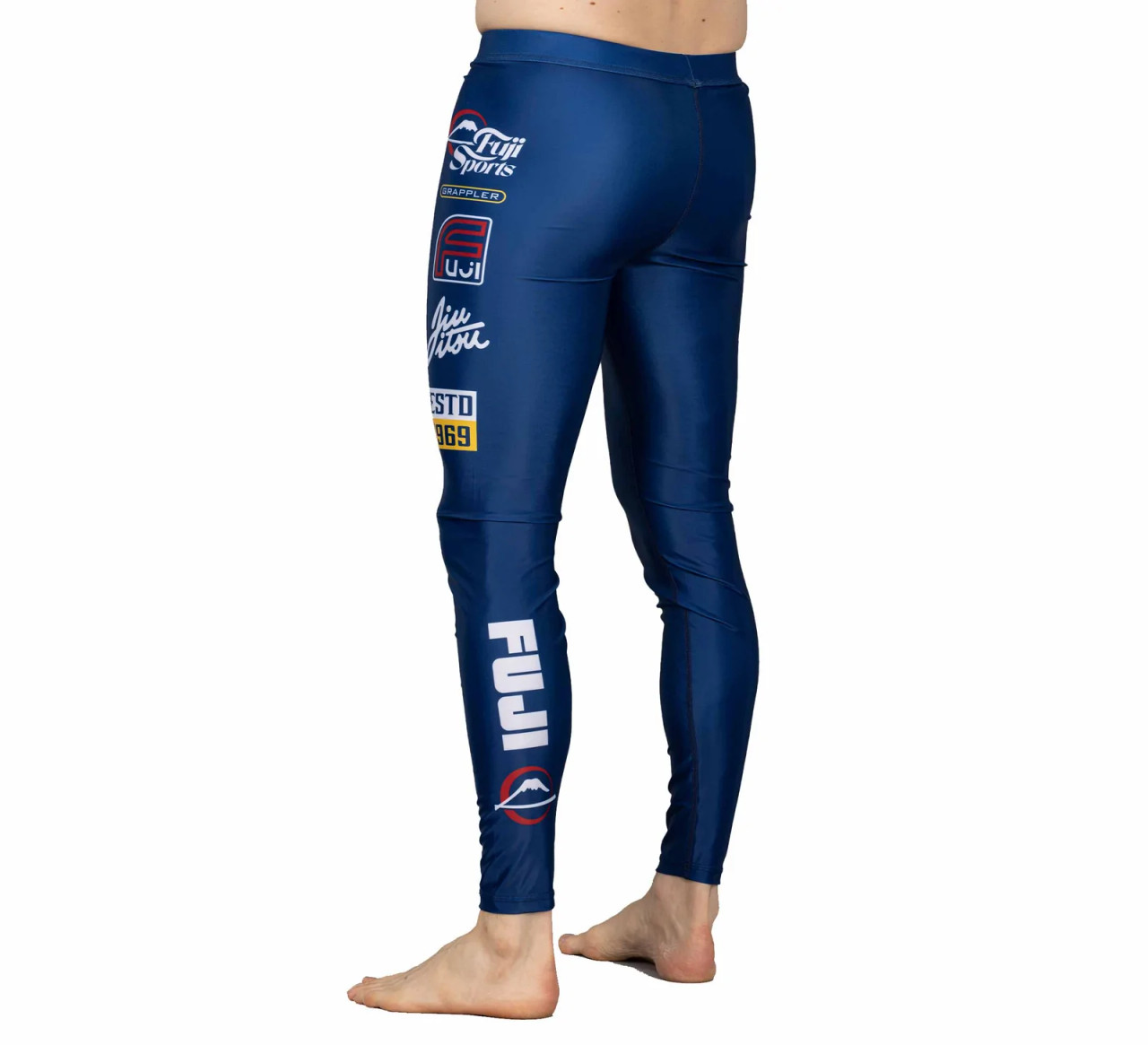 Script Womens Grappling Spats Blue – FUJI Sports