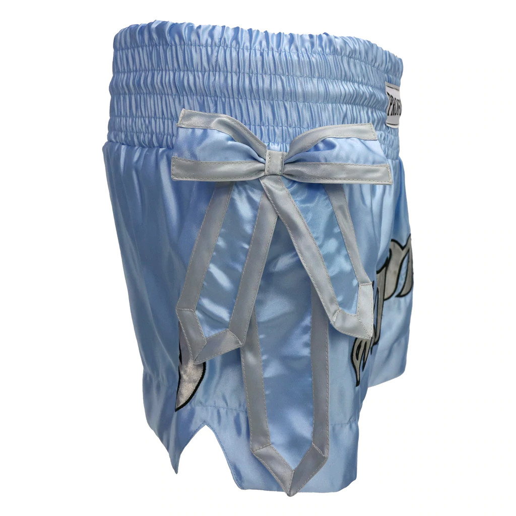 Angel And Motorcycle Print Pattern Muay Thai Boxing Shorts main image 1