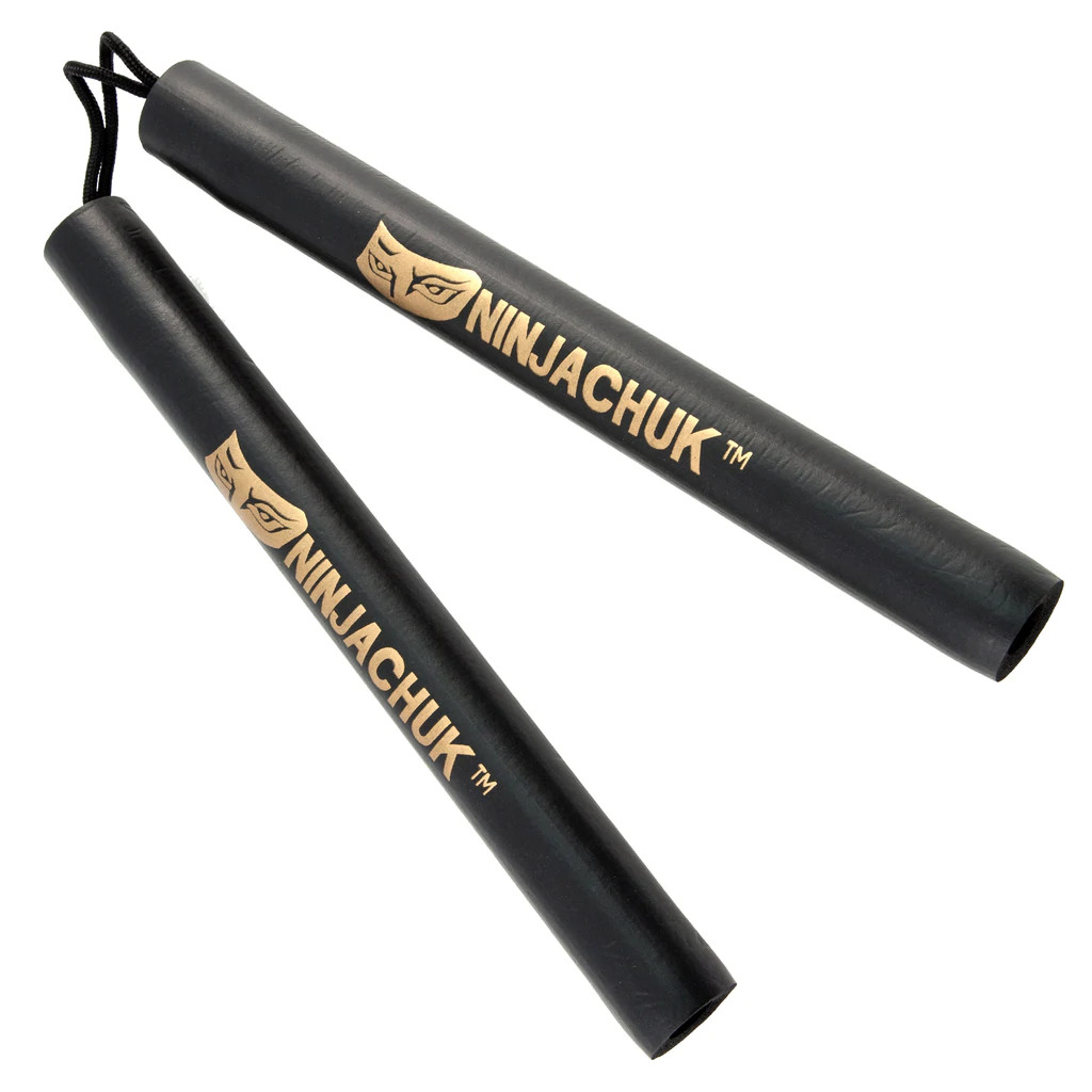 Foam Practice Nunchaku Black 12"