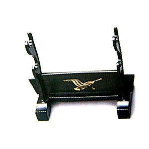 2 Sword Wooden Display