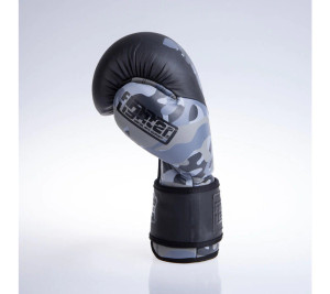 Fighter SPLIT Boxing Gloves - black/camo, FBG-001BBL