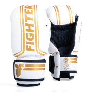 Fighter Open Gloves Quick - SGP Edition - white/gold