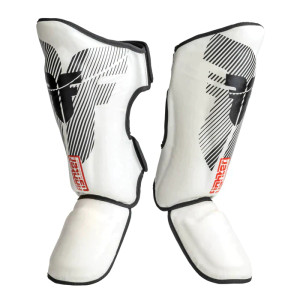 Fighter Shinguards Thai Classic - white/black, JE1573BWH