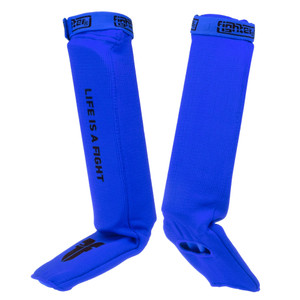 Cloth Fighter Shin Instep Guard - blue, FSG1401-04