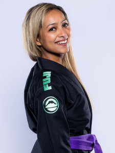 Womens Baseline 2.0 BJJ Gi With Ripstop Pants Black Mint