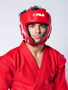 FIAS Sambo Combat Headgear Red
