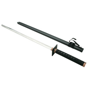 NINJA SWORD WITH WOODEN SCABBARD