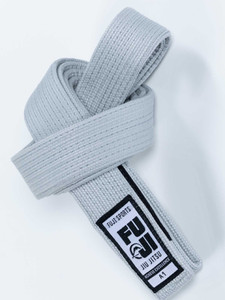 Kids Pearl Weave BJJ Belt Grey