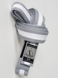 Kids FUJI x Alliance BJJ Belt Grey/White