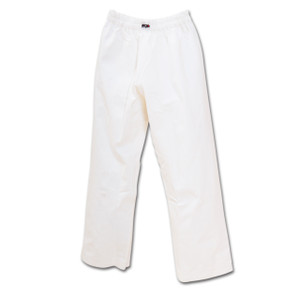MACHO 7OZ STUDENT PANTS WHITE