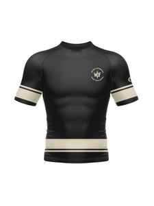 We Defy Jersey Short Sleeve Rashguard Black