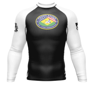 Pedro Sauer Ranked Long Sleeve Rashguard White