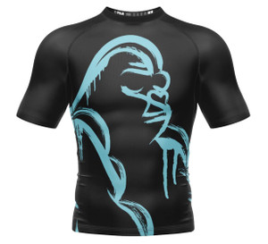 SBG Grunge Gorilla Youth Short Sleeve Rashguard