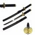 24K GOLD PLATED WARRIOR SAMAURAI WAKIZASHI SWORD
