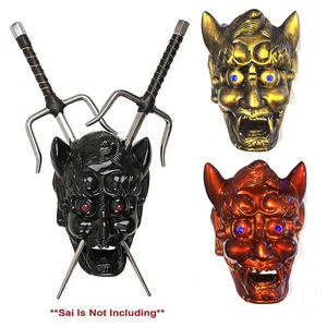 9" HANGING DEMON FACE SAI HOLDER