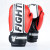 Fighter Boxing Gloves Basic Stripe - red