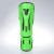 Fighter Shinguards Thai Ergo - green/black, FSG-004GNB