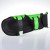 Fighter Shinguards Thai Ergo - green/black, FSG-004GNB