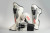 Fighter Shinguards Thai Classic - white/black, JE1573BWH