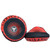Fighter Round Shield Pro Small - black/red, FSMPR-001-RB