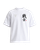 Fighter Cropped Oversize Kanji T-shirt - White