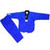 PINE TREE DELUXE WTF RIBBED TKD UNIFORM BLUE WITH BLACK V-NECK