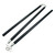 3 Sectional Staff Black Hardwood