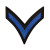 Chevron Striped Patch