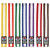 ProForce® 1.75" Double Wrap White Stripe Karate Belt
