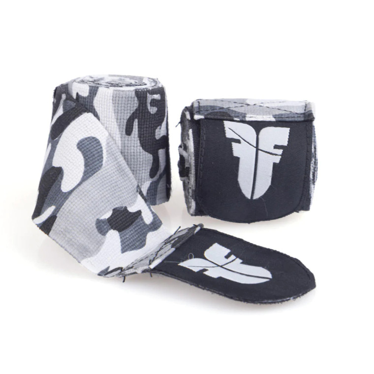 Fighter Handwraps - grey camo, FHW-001GC