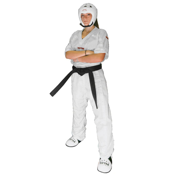 Fight Uniform Top Ten Mesh - white, 1625-11