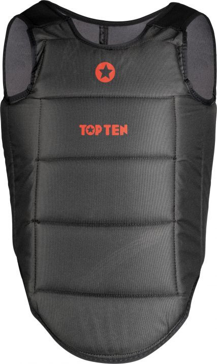 TOP TEN Super Light Chest Guard - black, CHG500-9