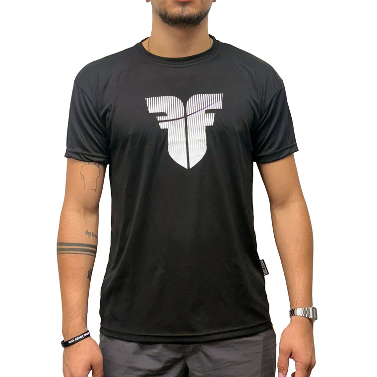 Fighter training T-Shirt - black/white