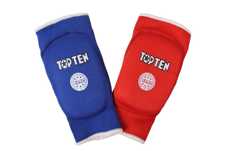 Top Ten Elbow Guard WAKO NASKA Reversible Red/Blue protector, 3214-46