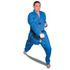 DELUXE BLUE RIBBED TKD UNIFORM