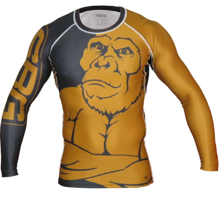 SBG Long Sleeve Ranked Rashguard Brown