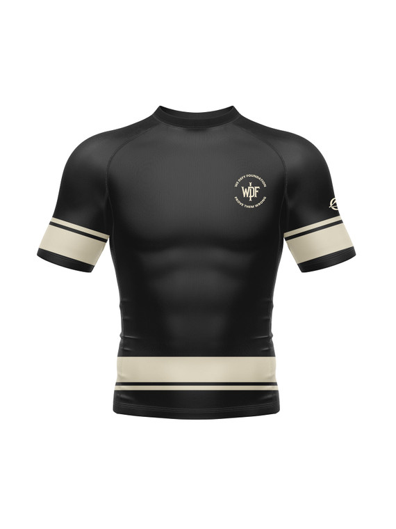 We Defy Jersey Short Sleeve Rashguard Black